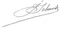 Signature de Jammy Schmidt