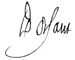 signature de Jean-Antoine Dosfant