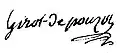 Signature de Jean-Baptiste Girot-Pouzol