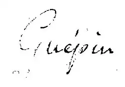 signature de Jean-François Guépin