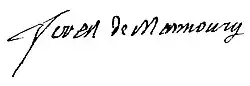 signature de Jean-Pierre Forest de Masroury