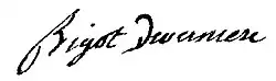 signature de Jean-Joseph Bigot de Vernière