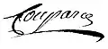 Signature de Jean Jules Coupard