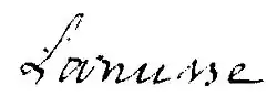 signature de Jean Lanusse (député)