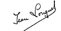 Signature de Jean Longuet