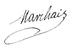 signature de Jean Marchais
