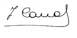 signature de Joseph Canal