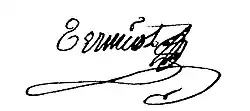 signature de Joseph Germiot