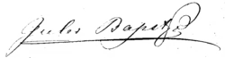 signature de Jules Bapst