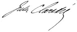 signature de Jules Claretie
