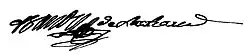 signature de Léonard Bandy de Lachaud