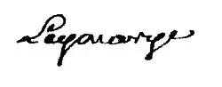 signature de Léonard Leymarie (député)