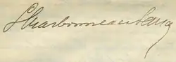 signature de Louis Charbonneau-Lassay