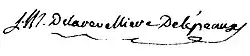 signature de Louis-Marie de La Révellière-Lépeaux
