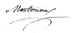 signature de Louis-Simon Martineau