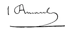 signature de Lucien Arnault