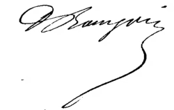 signature de Marie-Désiré Bourgoin