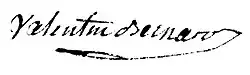 signature de Mathias Valentin-Bernard