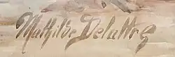 signature de Mathilde Delattre