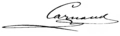Signature de Maximilien Carnaud