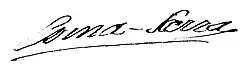 signature de Michel de Coma-Serra