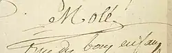 signature de Dalainville