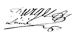 signature de Pierre Antoine Durget