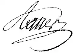signature de Pierre Ratier de Montguyon