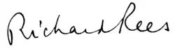 signature de Richard Rees