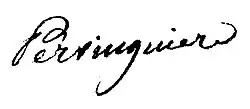 signature de Séverin Pervinquière