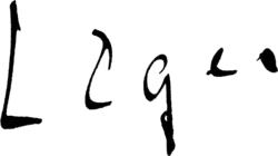 signature de Saint-John Perse