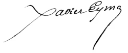 signature de Xavier Eyma