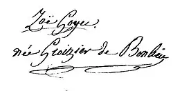 signature de Zoé Goyet