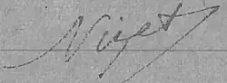 signature de Charles Nizet