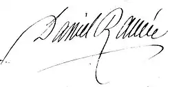 signature de Daniel Ramée