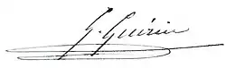signature d'Étienne Charles-Gustave Guérin