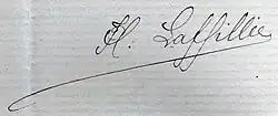 signature de Henri Laffillée