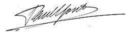 signature de Paul Gout