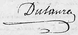 signature de Jacques-Antoine Dulaure