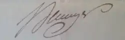 signature de Jean Bérenger