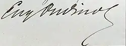 signature d'Eugène-Stanislas Oudinot