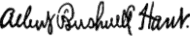 signature d'Albert Bushnell Hart