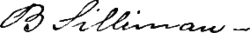 signature de Benjamin Silliman