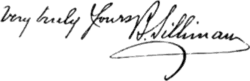 signature de Benjamin Silliman Jr.
