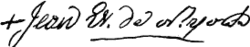 Signature de Jean (John) Dubois