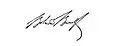 Signature de Bolesław Bierut