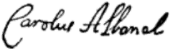 signature de Charles Albanel