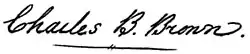 signature de Charles Brockden Brown