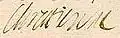 Signature de Christine de France