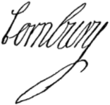 signature d'Edward Hyde (3e comte de Clarendon)